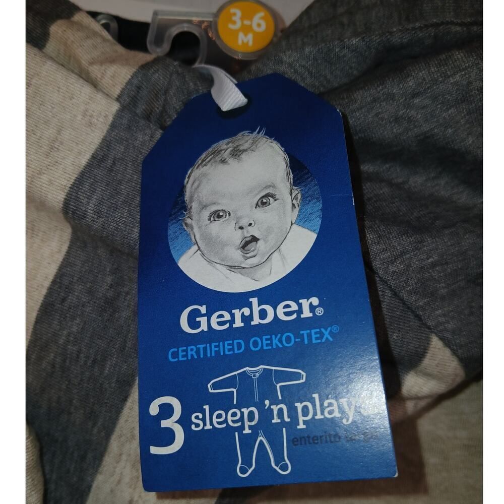 Gerber Boys 3-Piece Pajama Set - Size 3-6 Months - NWT - Great Price! - Picture 5 of 5